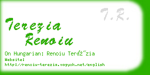 terezia renoiu business card